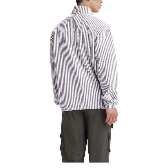 Levi’s men's octavia lightweight anorak striped hoodies size M GUC… - Picture 2 of 14